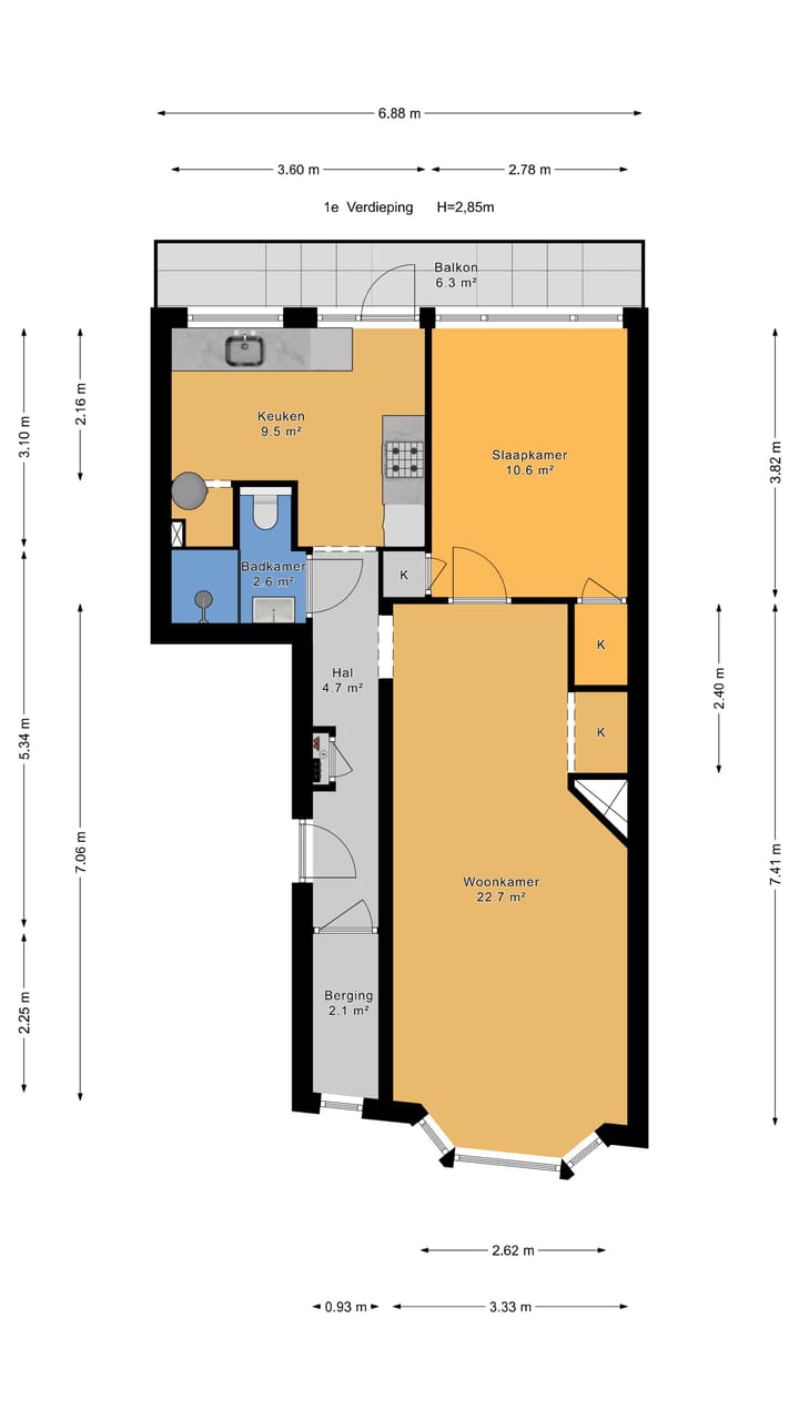 Foto 31 van Marcelisstraat 82-B