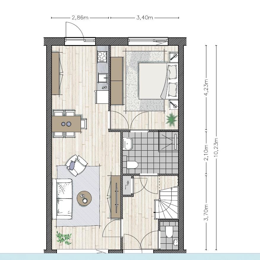 Foto 3 van Levensloopbestendige rijwoning (Bouwnr. 65)