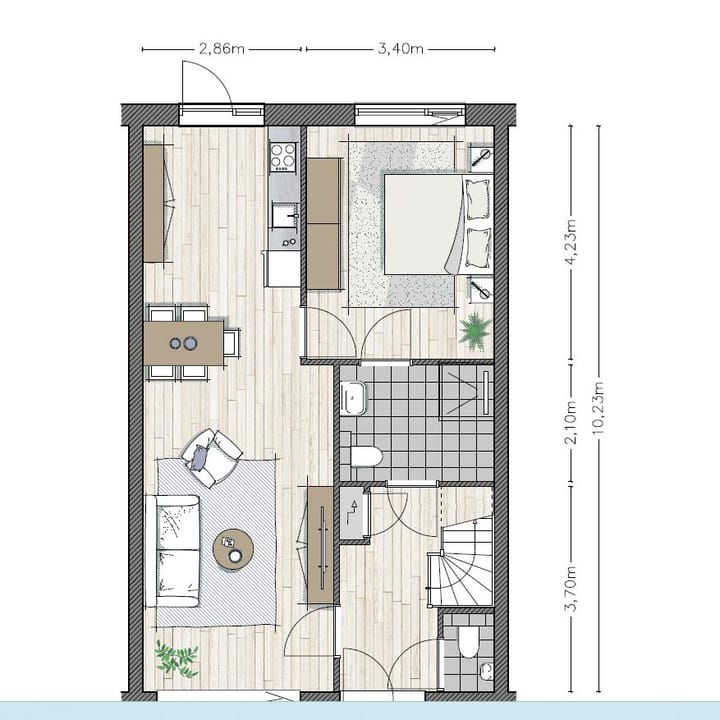 Photo 3 of Levensloopbestendige rijwoning (Bouwnr. 65)