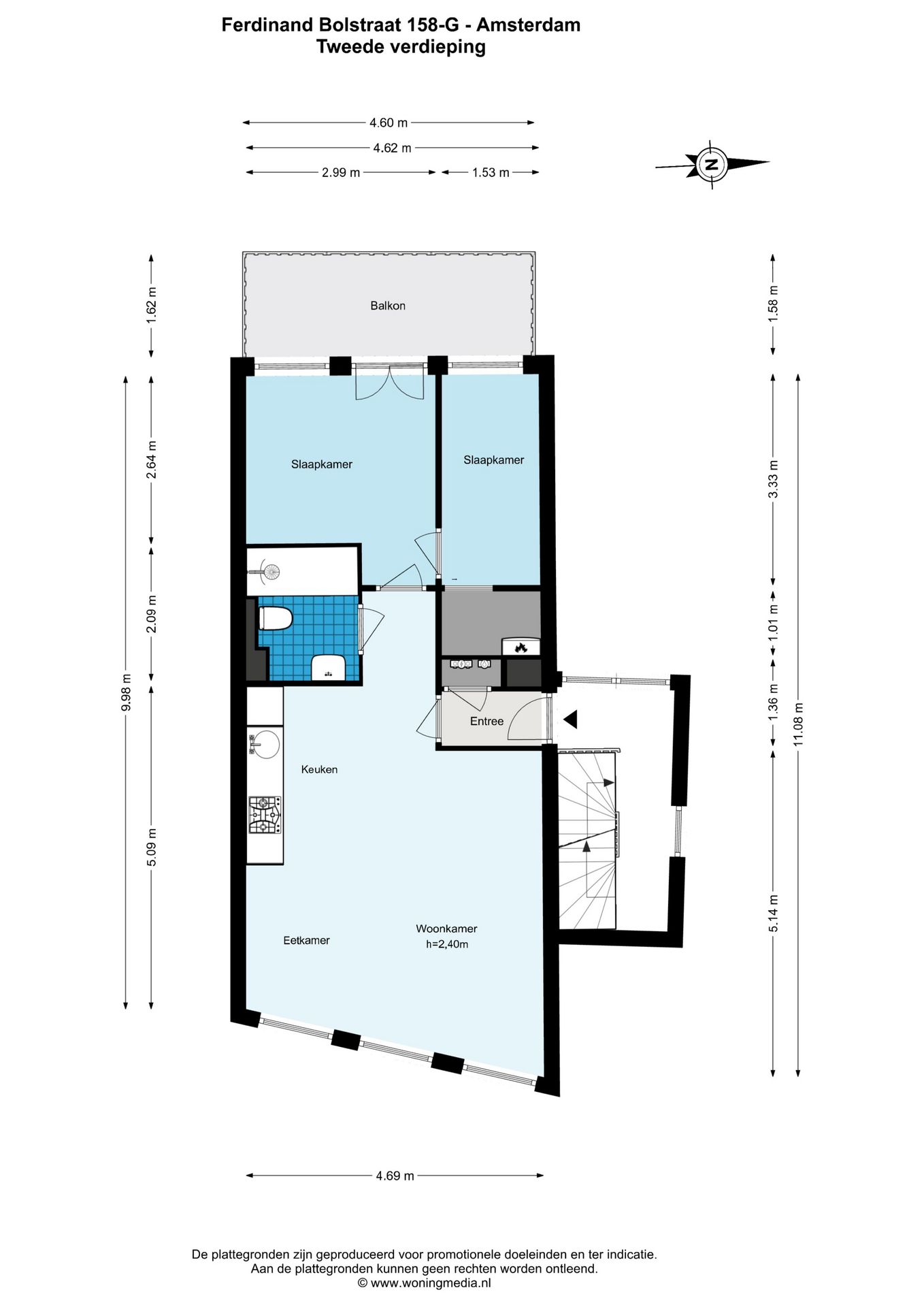 Foto 24 van Ferdinand Bolstraat 158-G