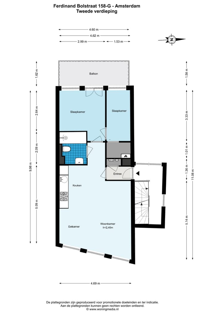 Foto 24 van Ferdinand Bolstraat 158-G