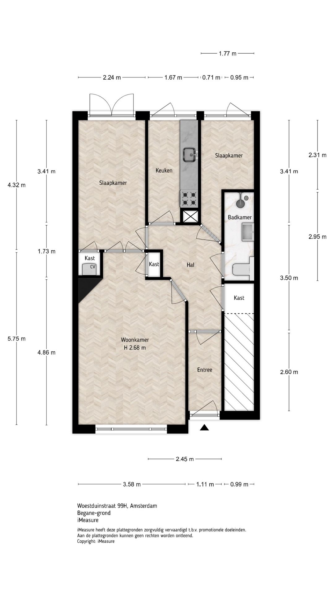 Foto 27 van Woestduinstraat 99-H