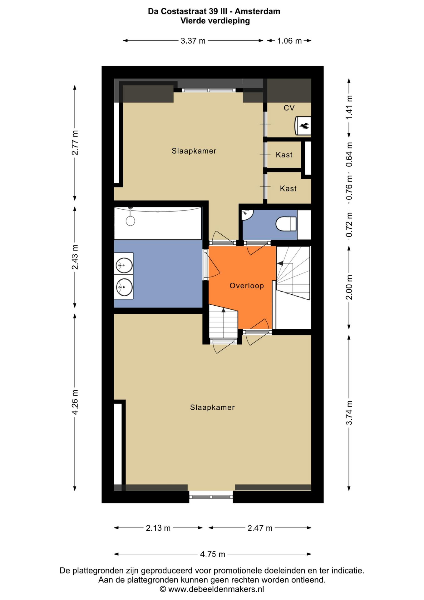 Foto 34 van Da Costastraat 39-3