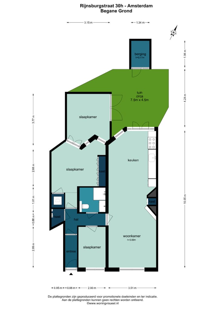 Foto 34 van Rijnsburgstraat 30-H