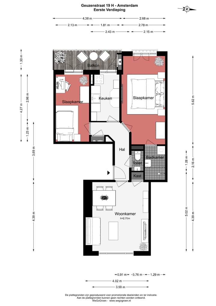 Foto 24 van Geuzenstraat 19-H
