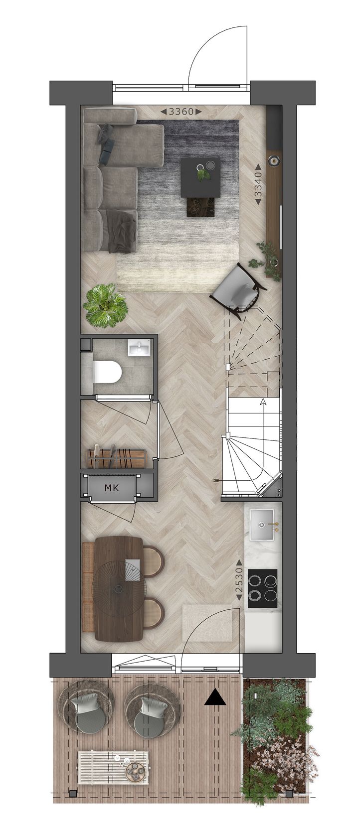 Foto 3 van Portier woningen l Aster (Bouwnr. 30)