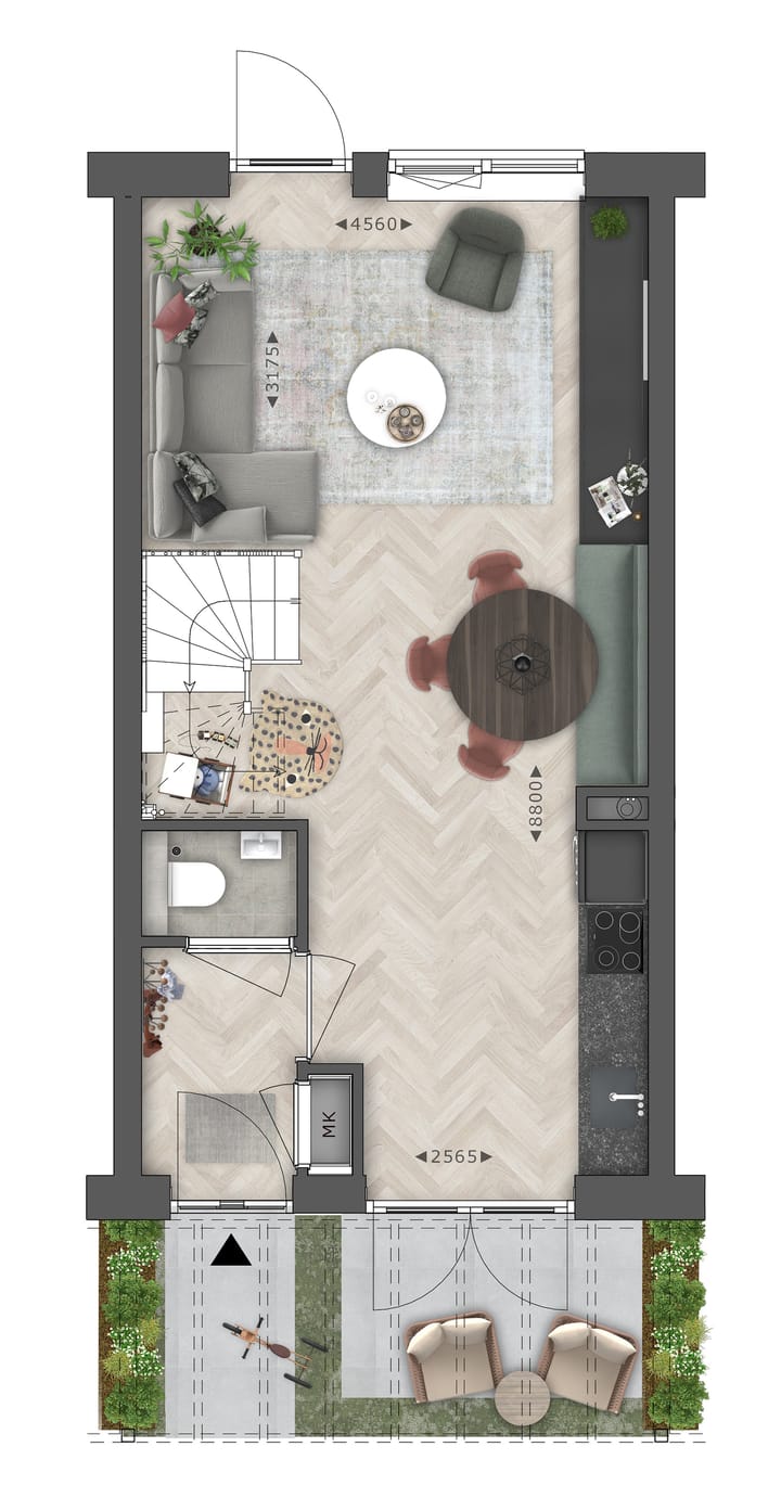 Foto 3 van Portier woningen l Cornus (Bouwnr. 4)