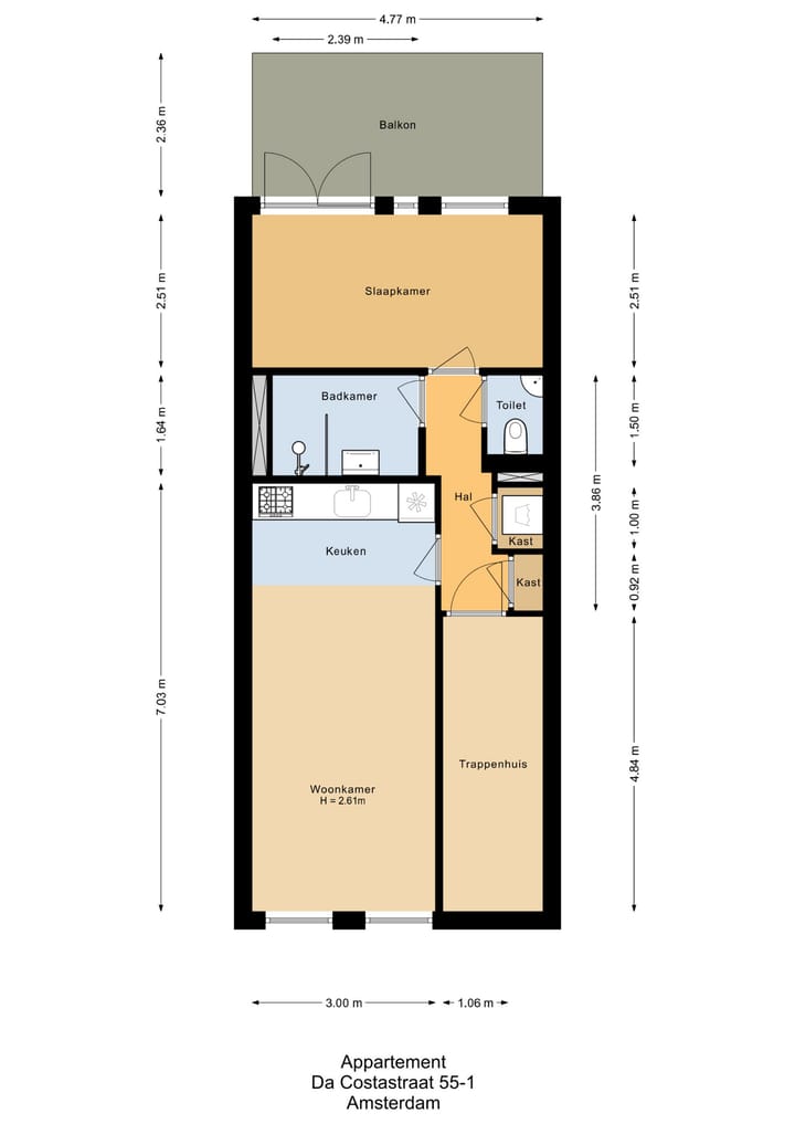 Foto 23 van Da Costastraat 55-1