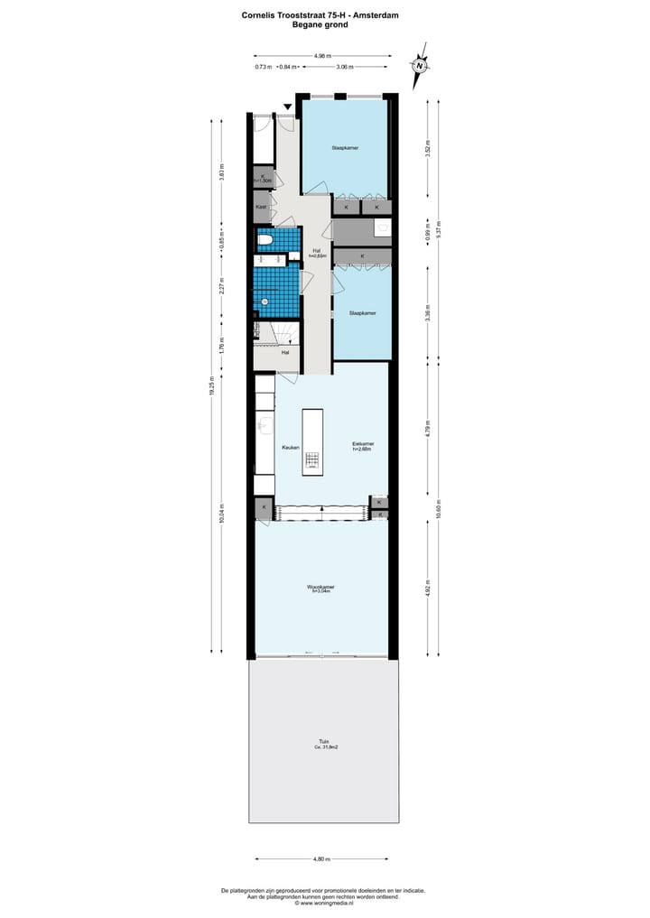 Foto 32 van Cornelis Trooststraat 75-H
