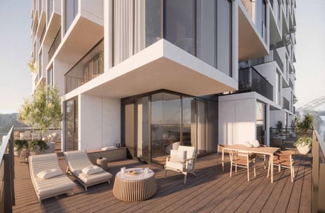 Foto van De Terrassen Portiekflat