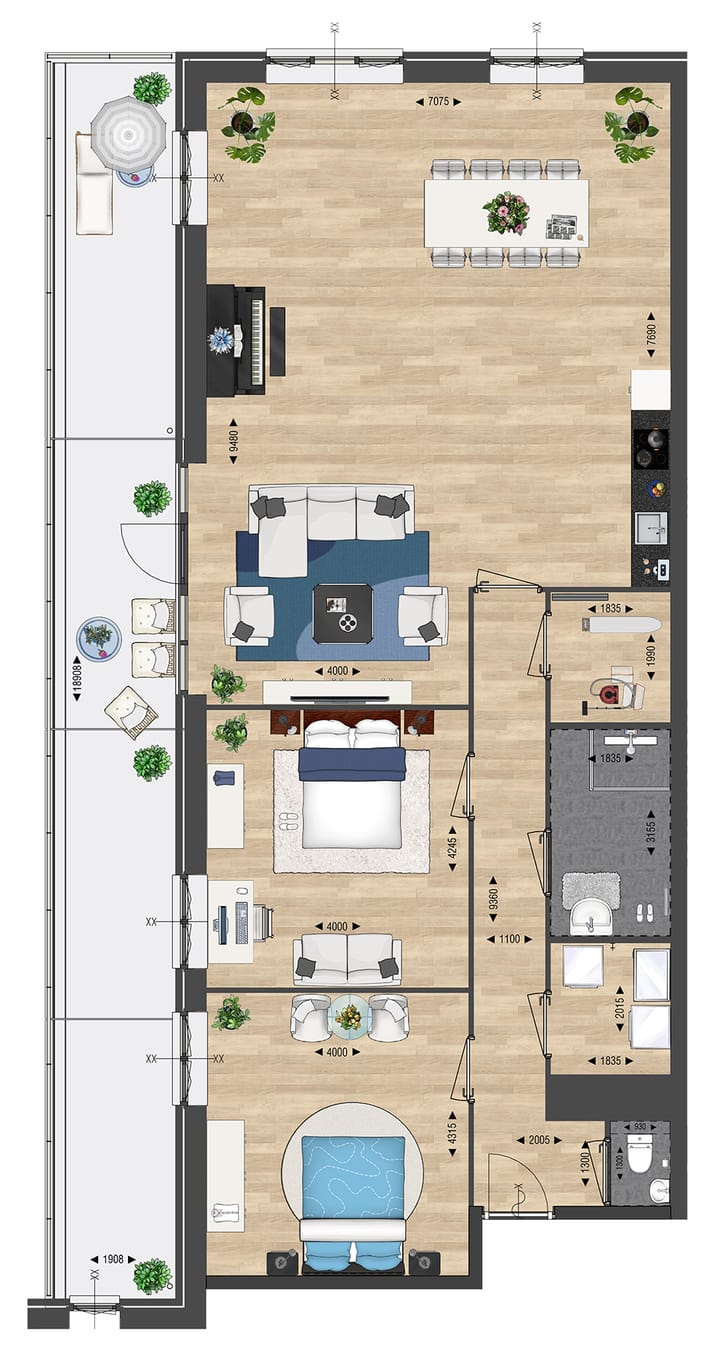 Foto 13 van Appartement type C (Bouwnr. 0C)