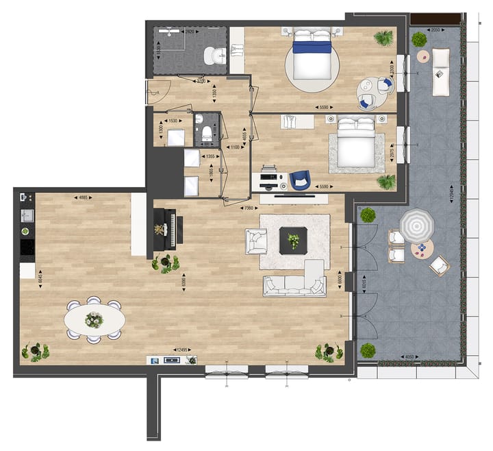 Foto 9 van Appartement type D (Bouwnr. 0D)