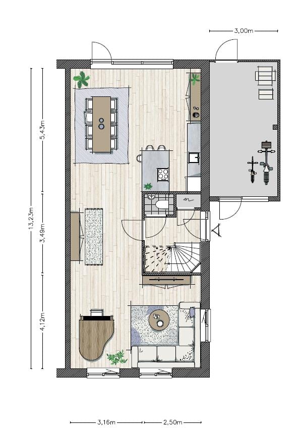 Foto 3 van Twee-onder één kapwoning (Bouwnr. 17)