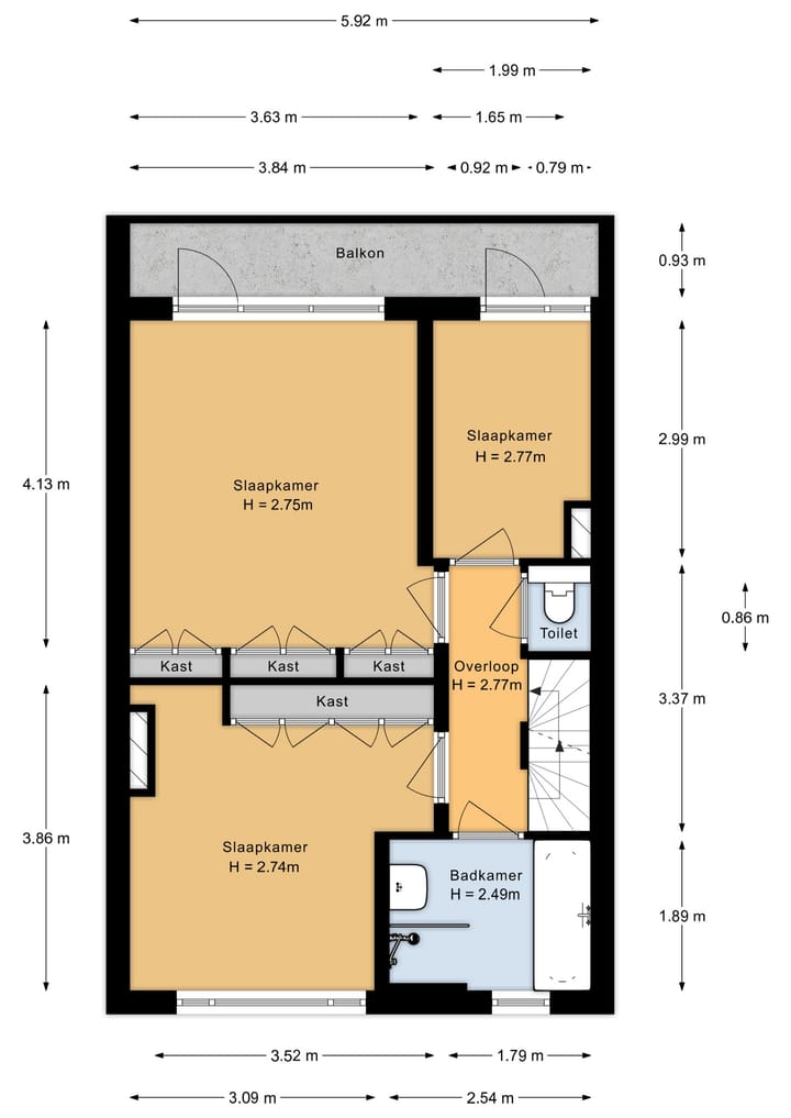 Foto 55 van Lessinglaan 88