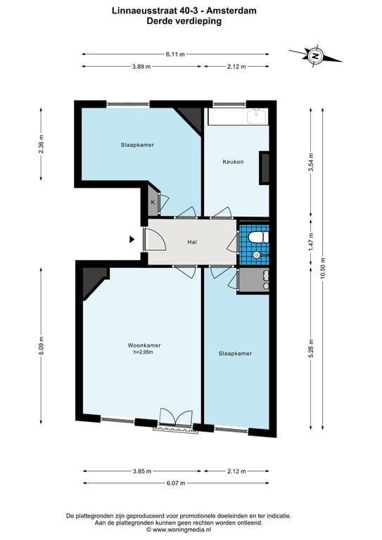 Photo 16 of Linnaeusstraat 40-3