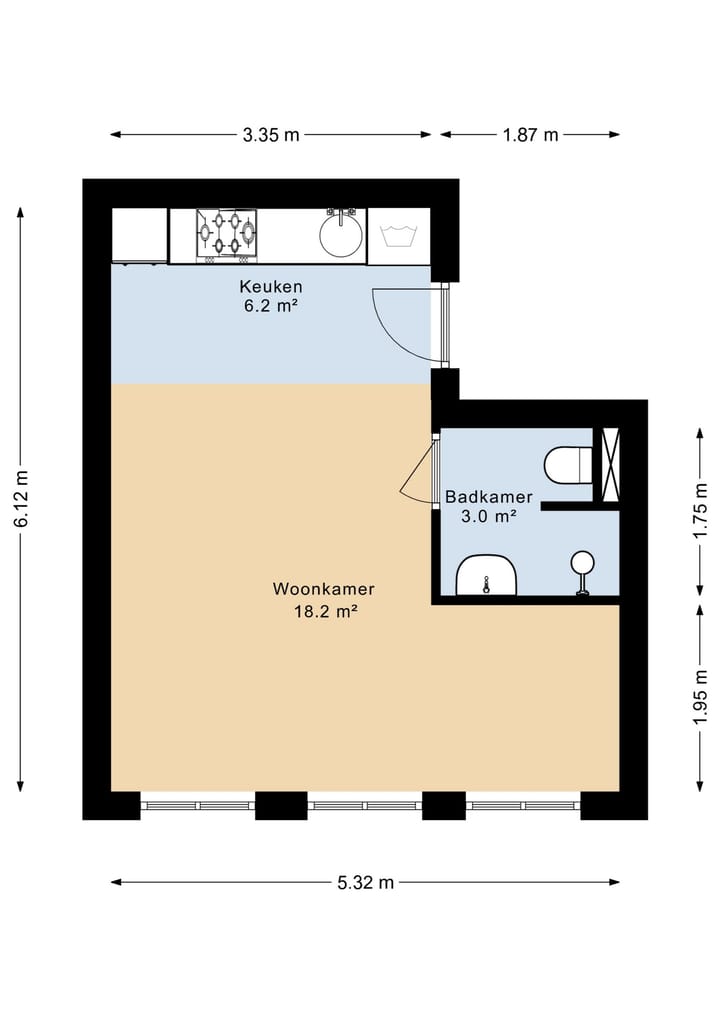 Foto 18 van Kinkerstraat 19-4V