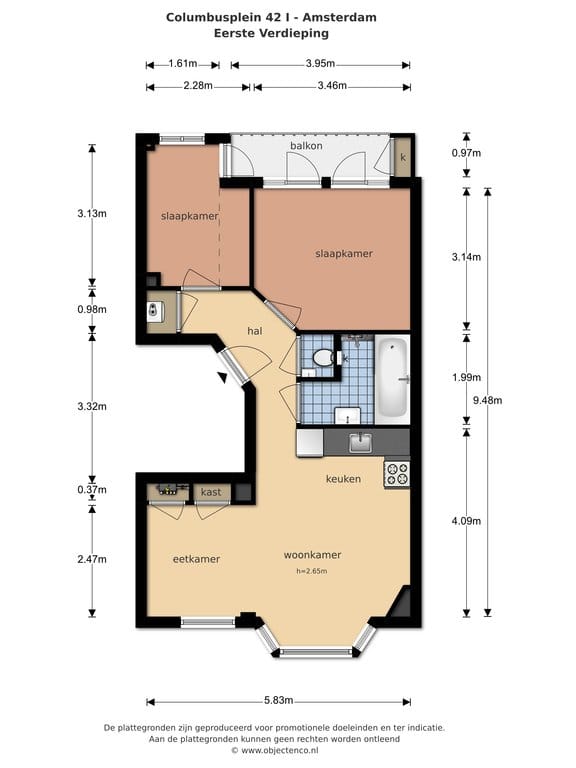 Foto 29 van Columbusplein 42-1