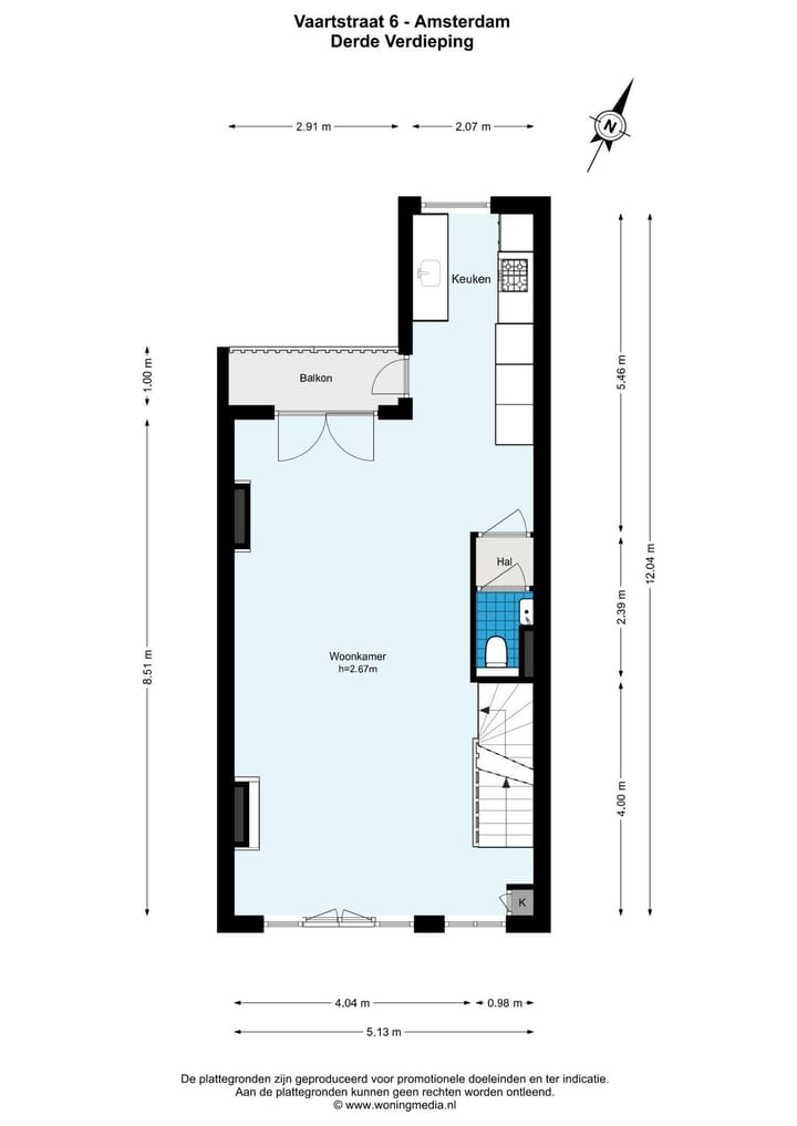 Foto 26 van Vaartstraat 6-3