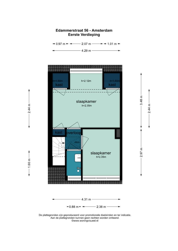 Foto 40 van Edammerstraat 56
