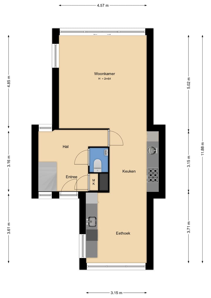 Foto 36 van Kapitein Robstraat 4