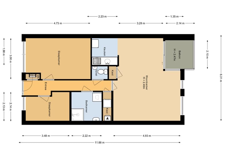 Foto 7 van Langestraat 2-03