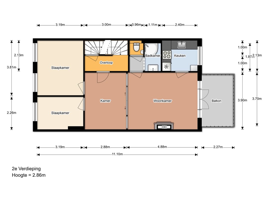 Foto 56 van Obrechtstraat 13-A