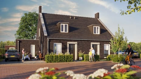 Foto van Levensloopbestendige tweekap 2-onder-1-kapwoning