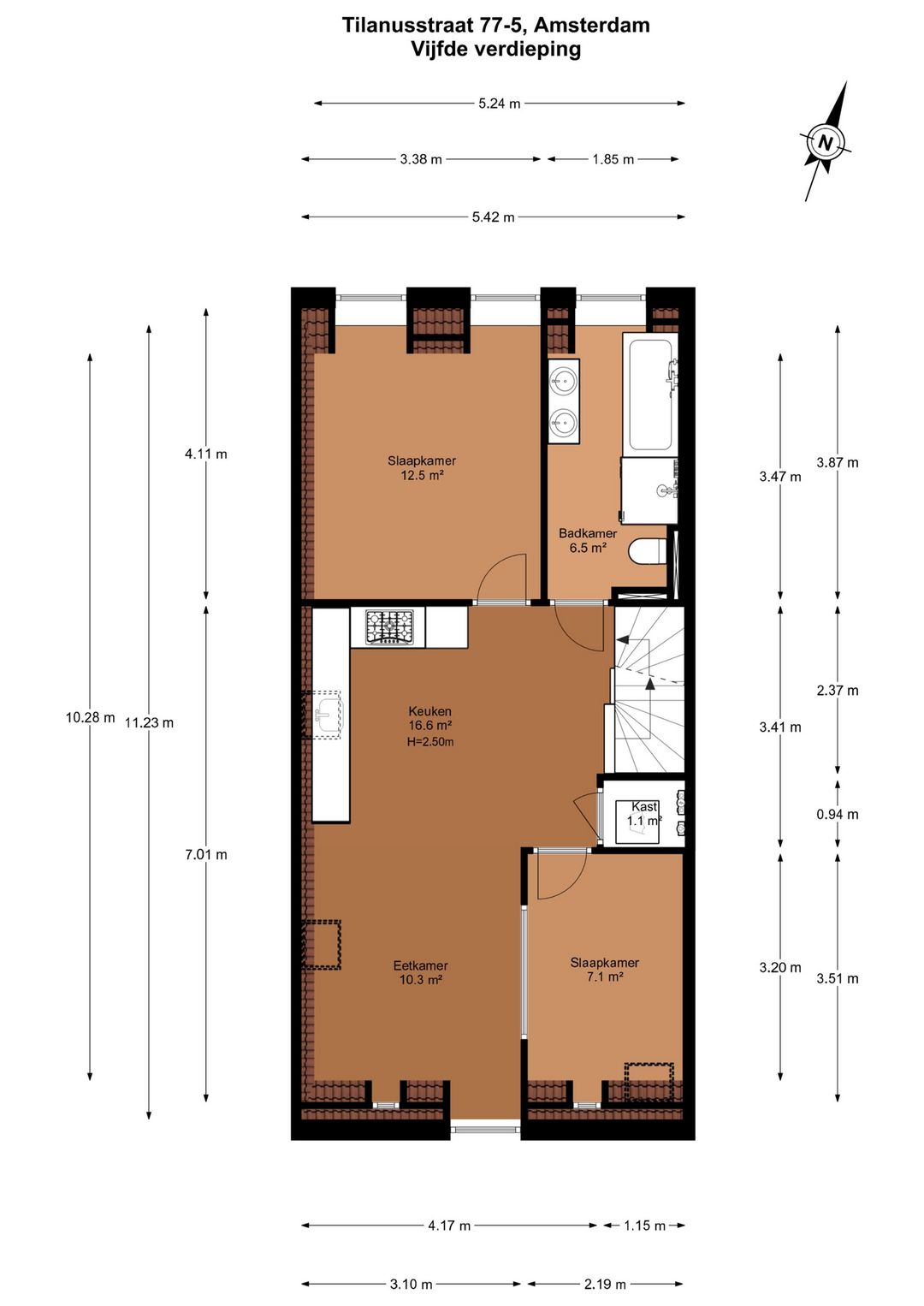 Foto 43 van Tilanusstraat 77-5