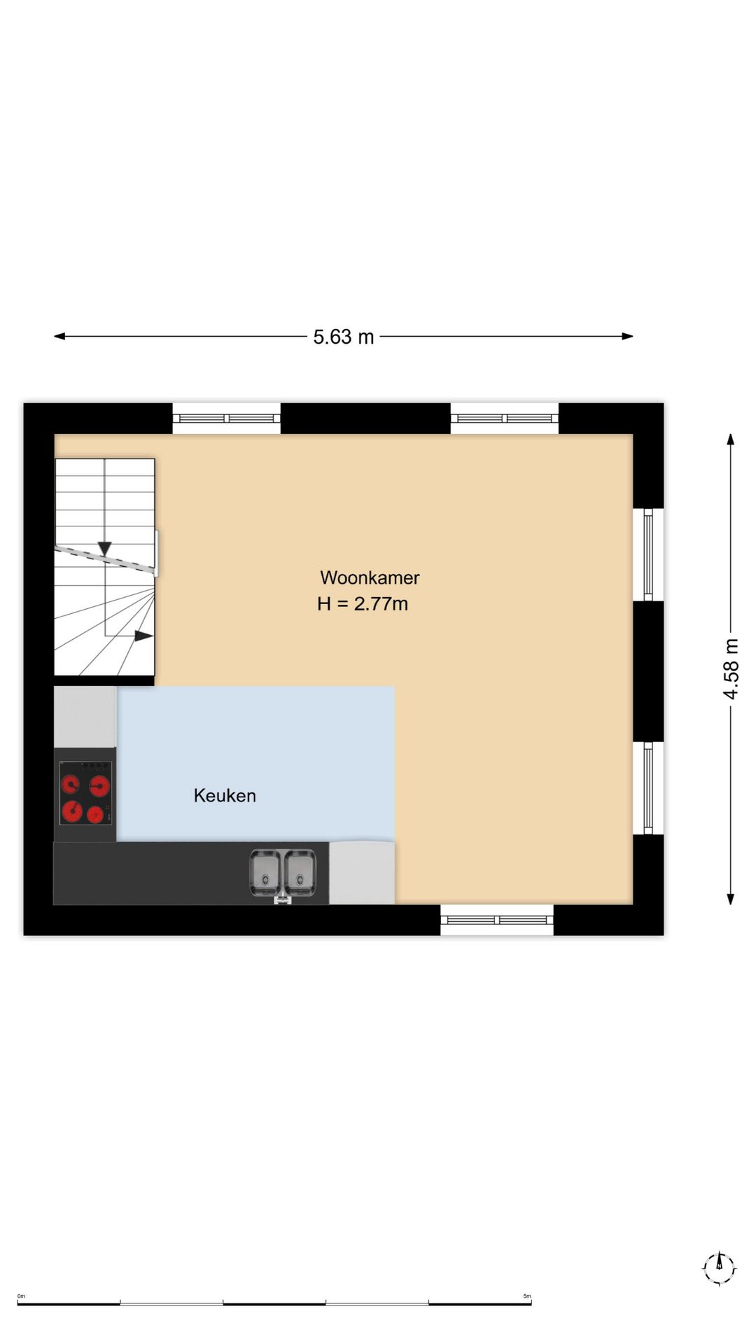 Foto 49 van Kloksteeg 7-B