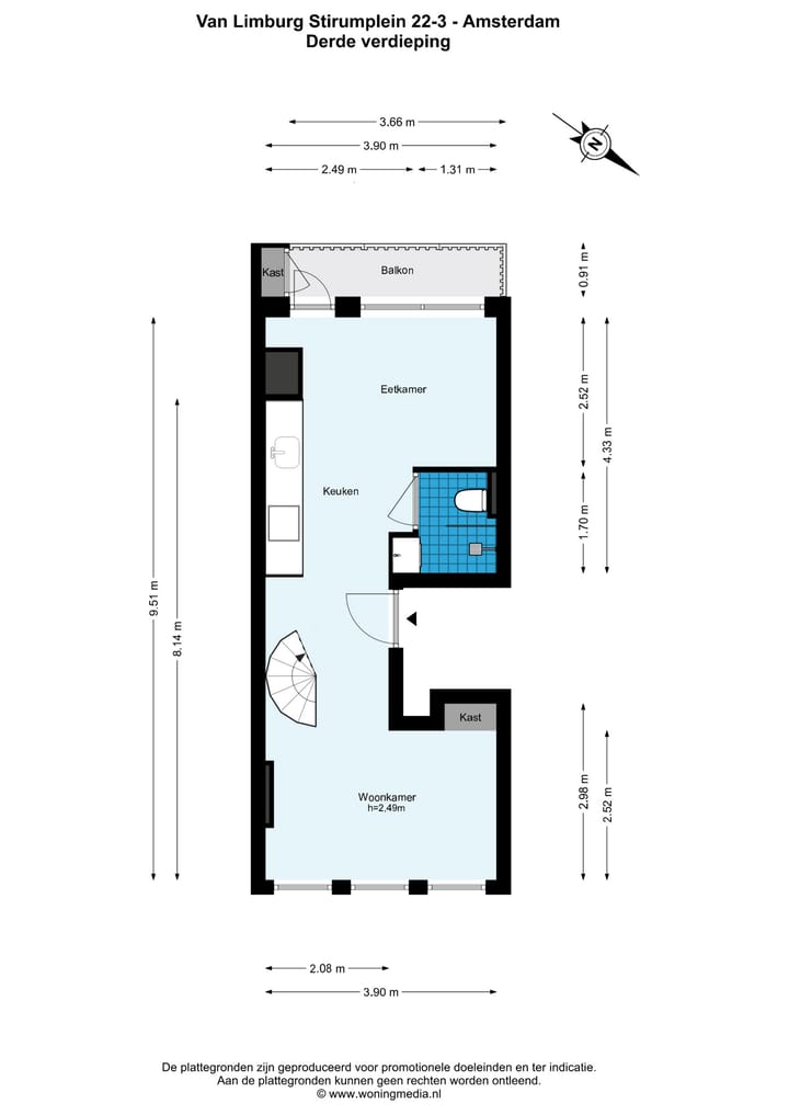 Foto 22 van Van Limburg Stirumplein 22-3