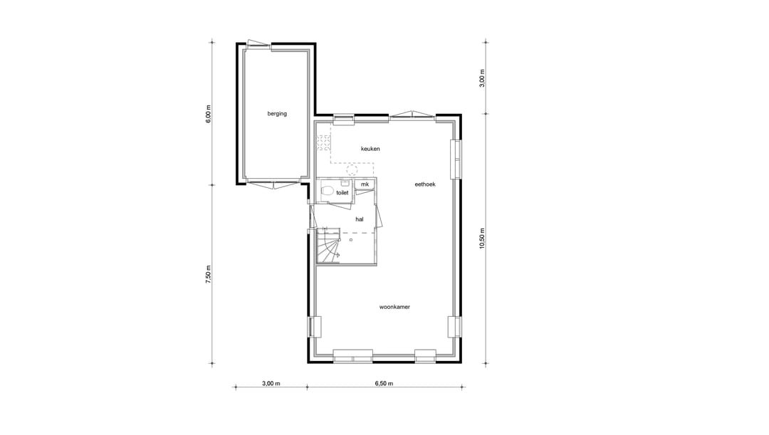 Foto 2 van Weidestraat 2-A