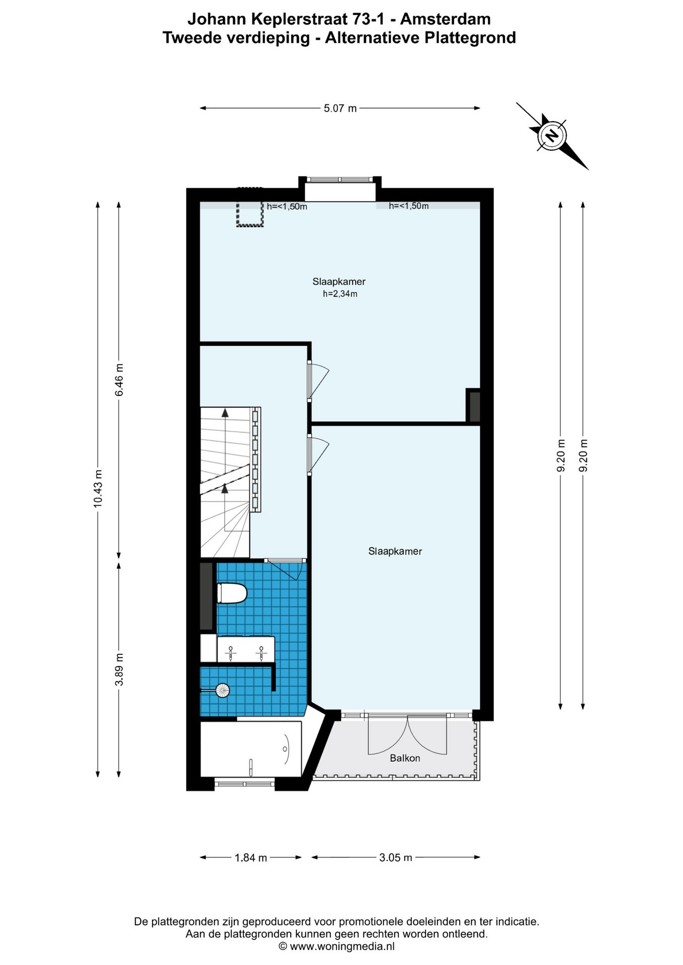 Foto 40 van Johann Keplerstraat 73-1