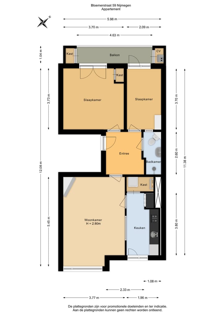 Foto 26 van Bloemerstraat 59