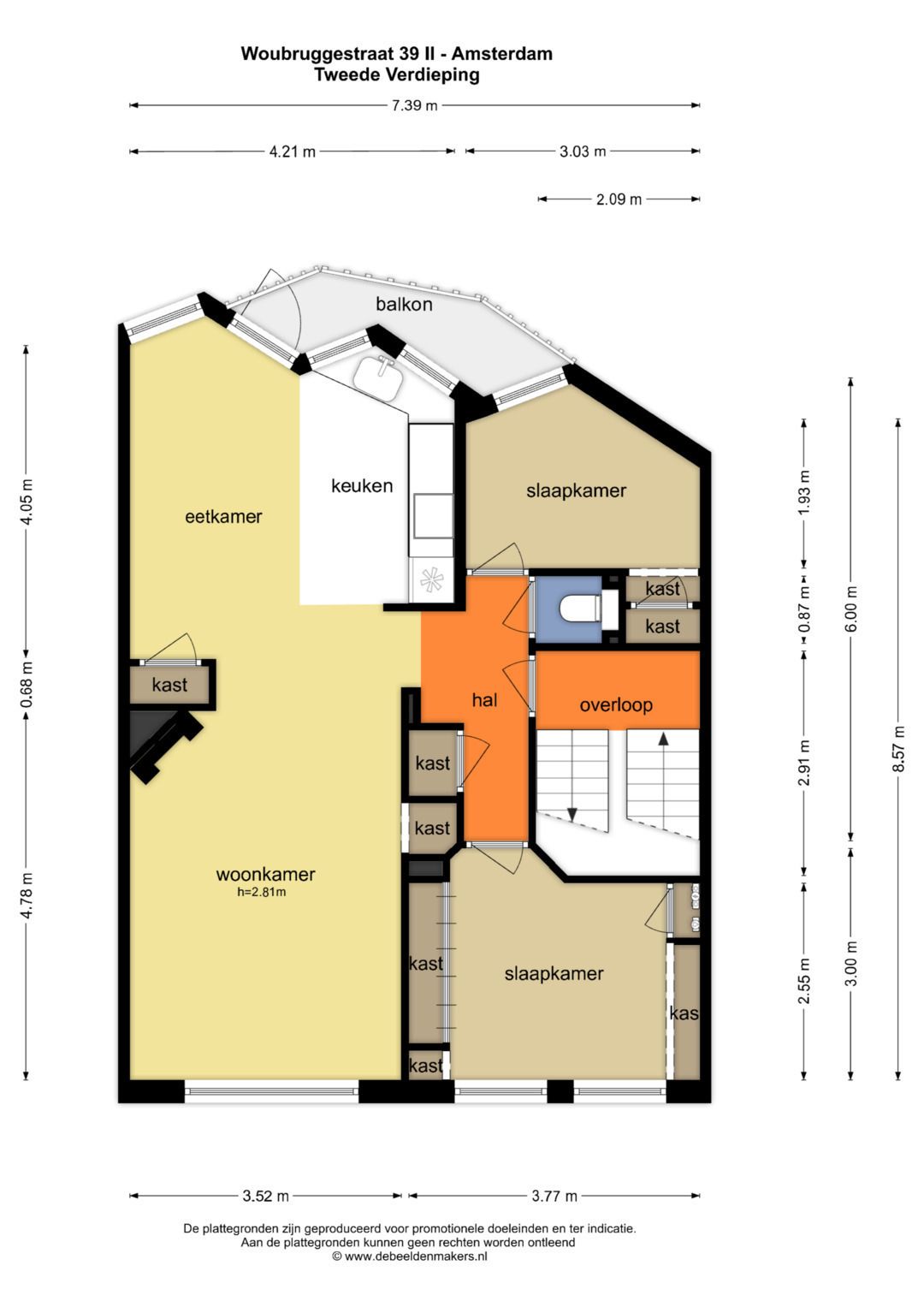 Foto 27 van Woubruggestraat 39-2