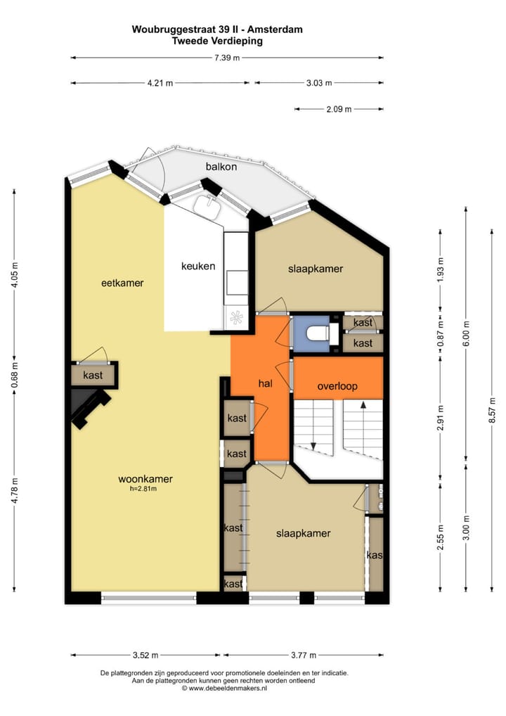 Foto 27 van Woubruggestraat 39-2