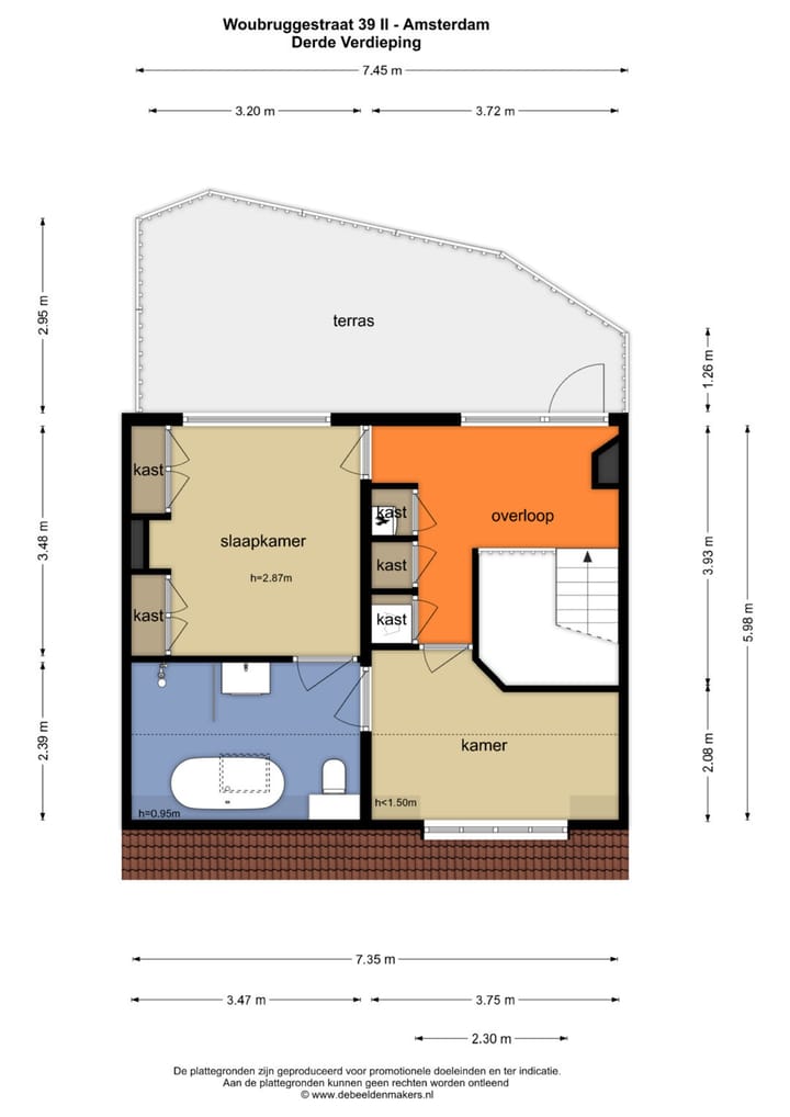 Foto 28 van Woubruggestraat 39-2