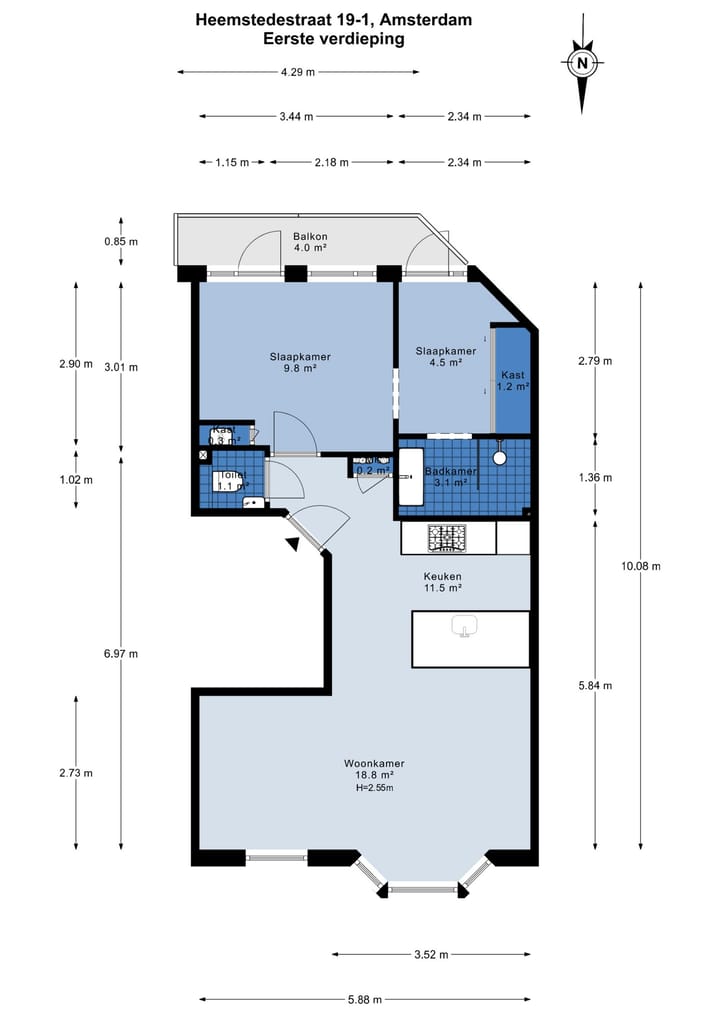 Foto 41 van Heemstedestraat 19-1