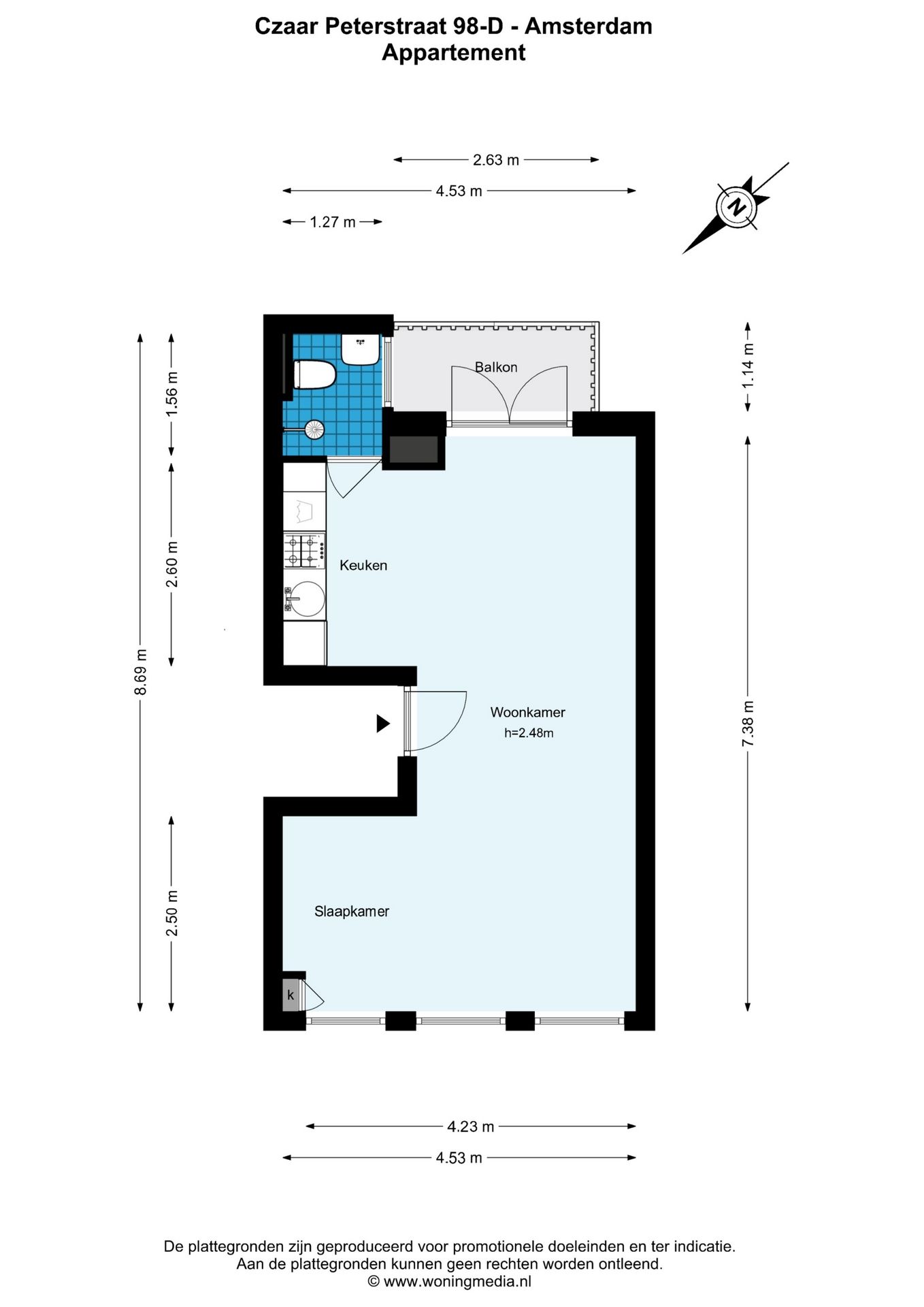 Photo 25 of Czaar Peterstraat 98-D