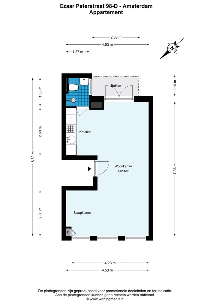 Foto 25 van Czaar Peterstraat 98-D