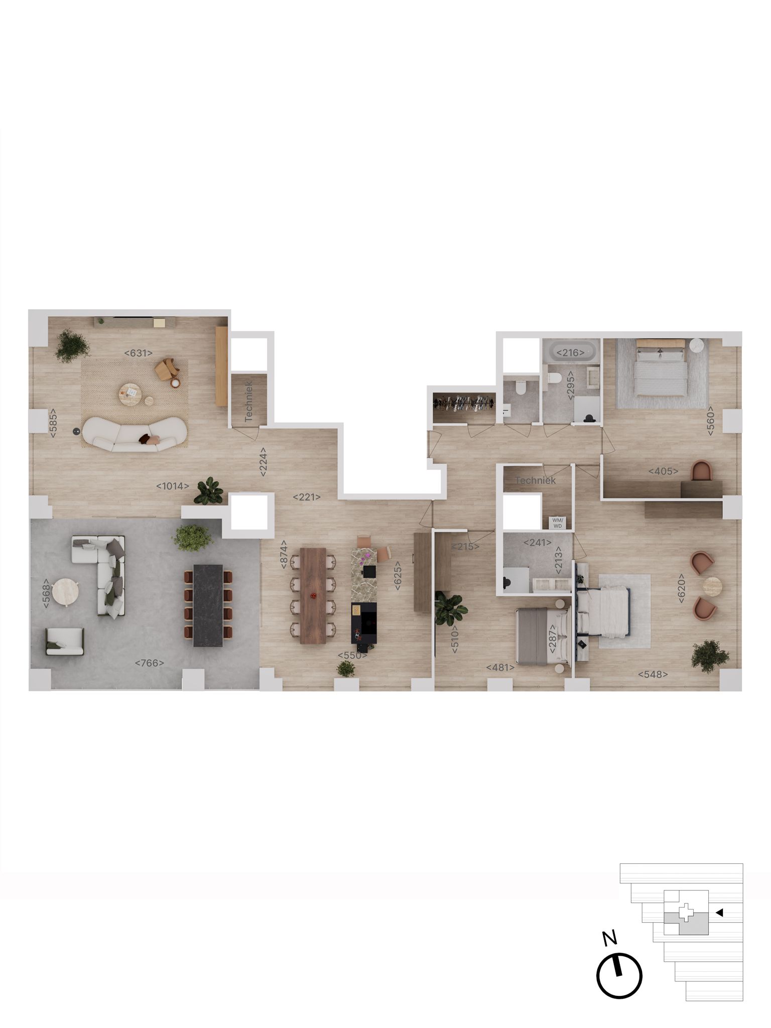 Foto 9 van 87 | type G | Penthouse | Rise (Bouwnr. 87)