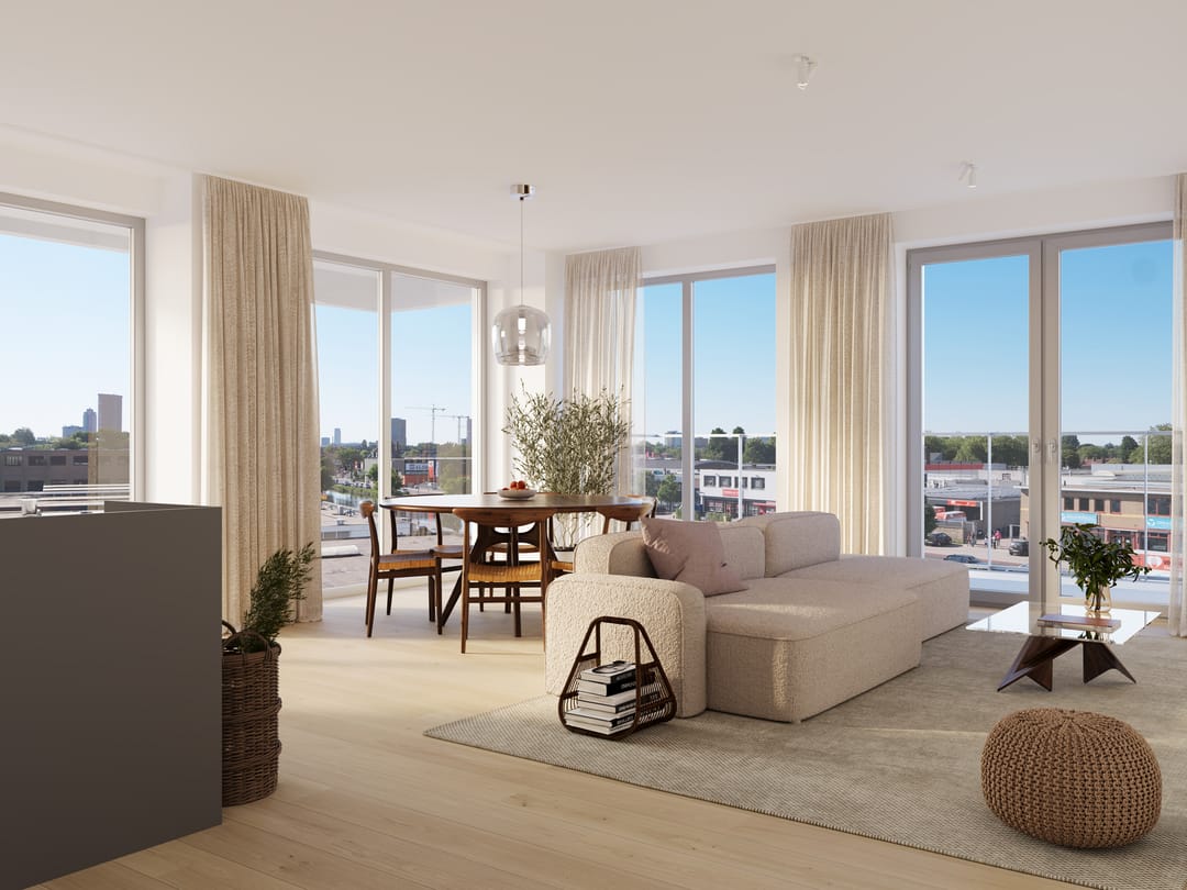 Foto 1 van 53 | type E | 3-kamer app | Rise (Bouwnr. 53)