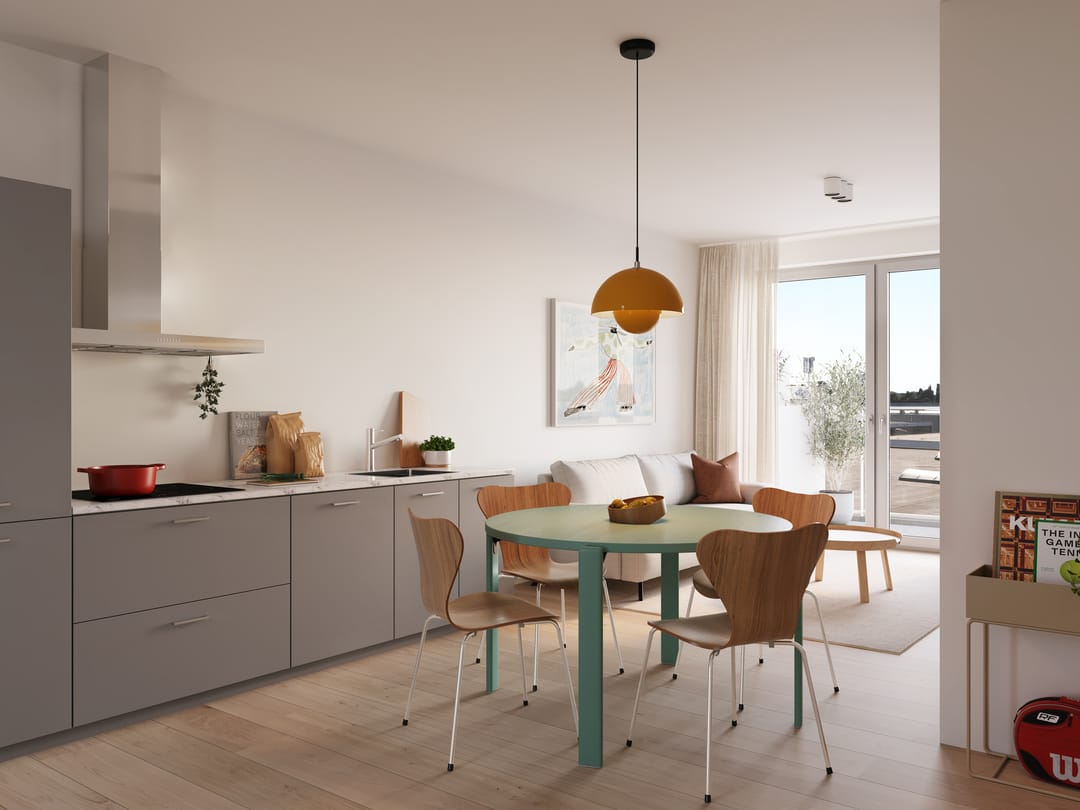 Foto 1 van 36 | type B | 2-kamer app | Rise (Bouwnr. 36)