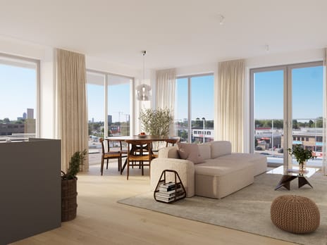 Foto van Rise - 3-kamer appartement | Type E Portiekflat