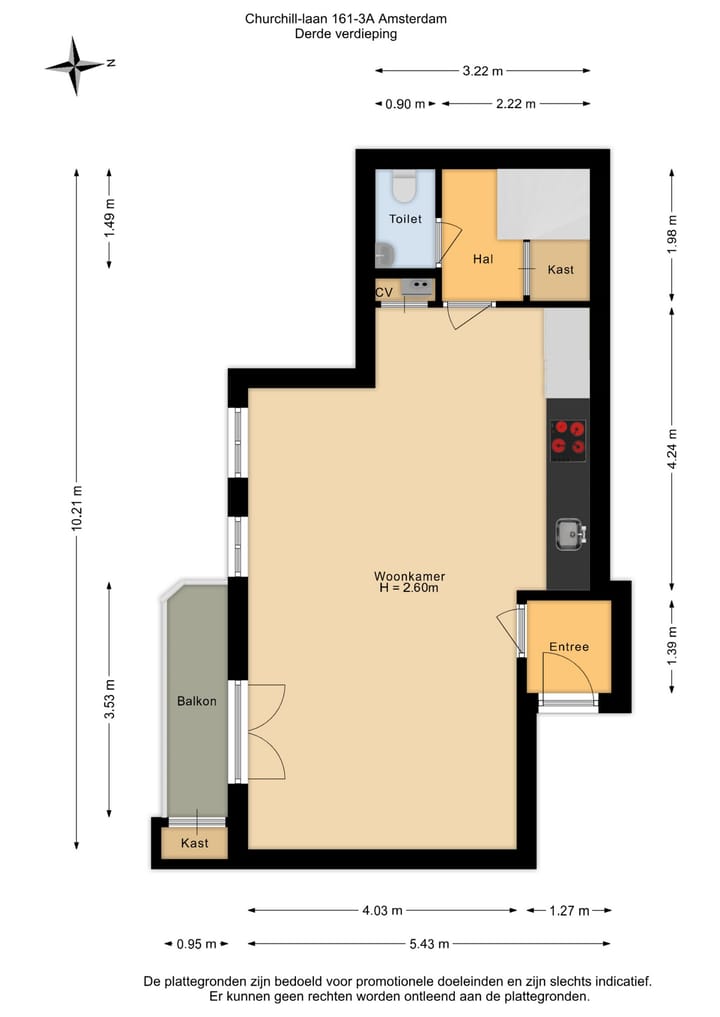 Foto 39 van Churchill-laan 161-3A