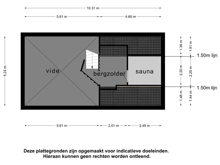Bijgebouw  1  - 1e verdieping