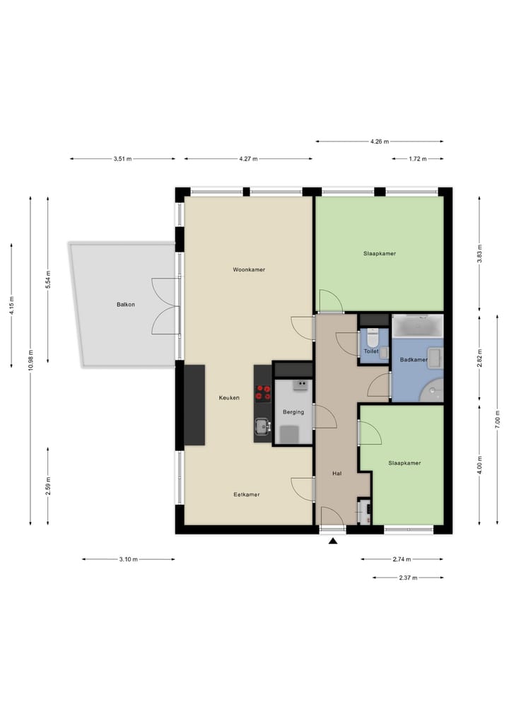 Foto 24 van Verlengde Marnixstraat 2-M