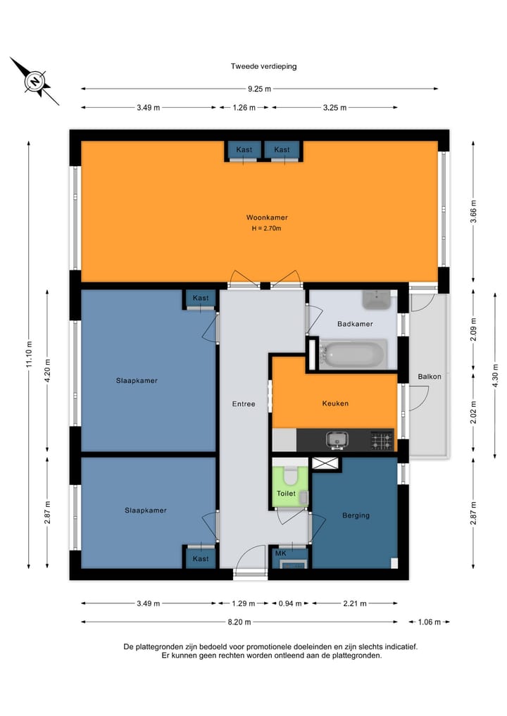 Foto 27 van Helmholtzstraat 54-2