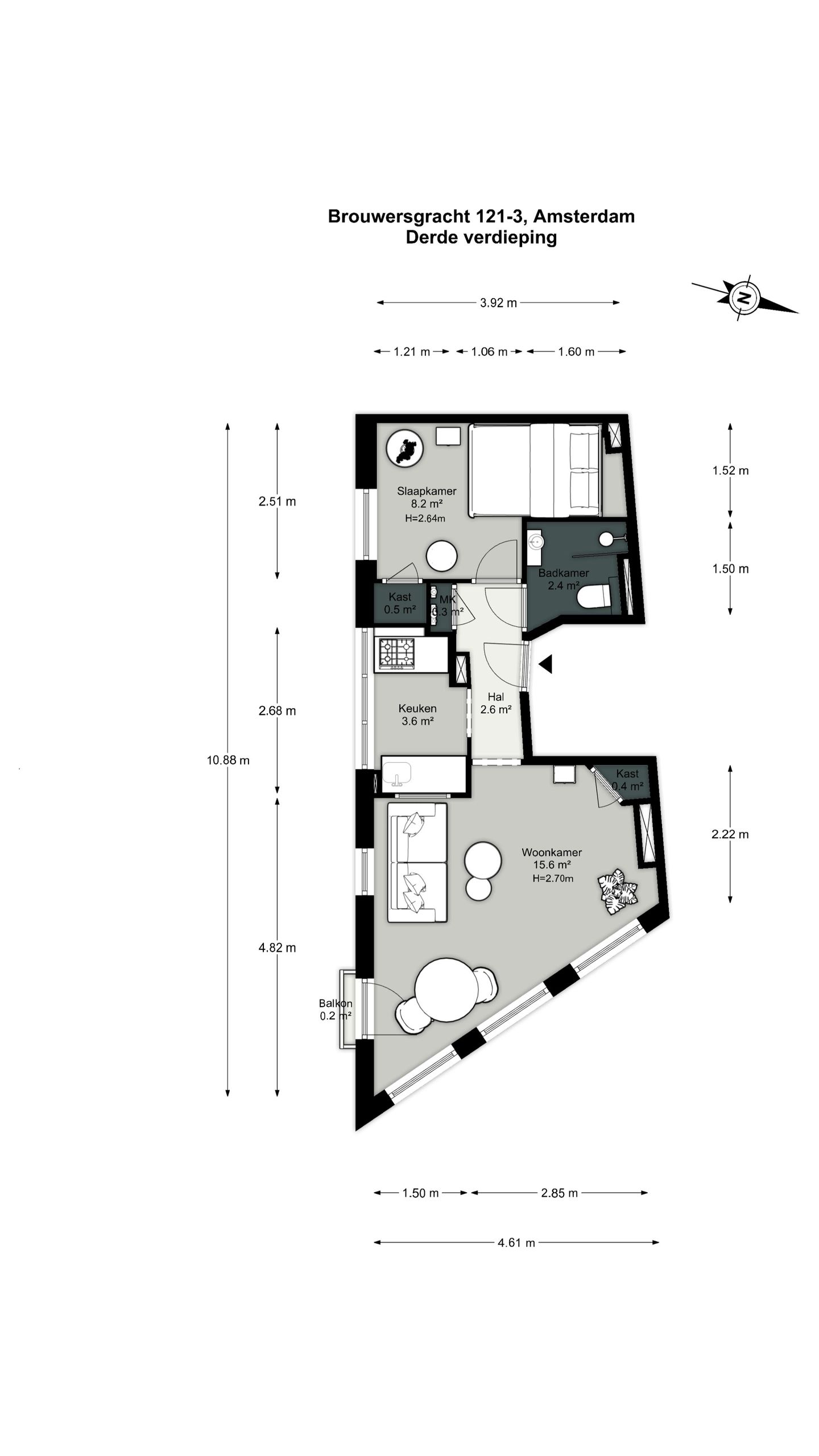 Foto 34 van Brouwersgracht 121-3