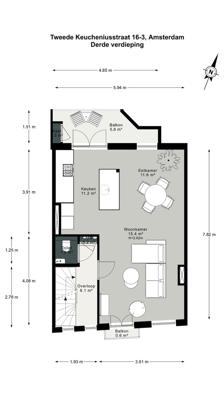 Foto 21 van Tweede Keucheniusstraat 16-3