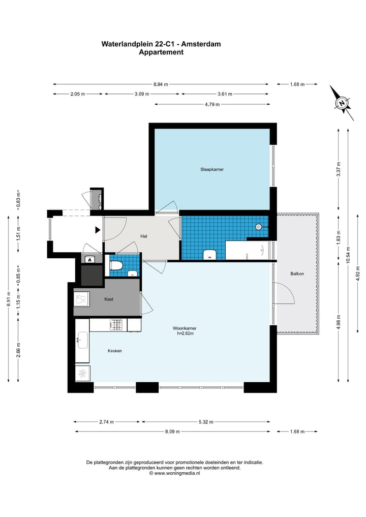 Foto 24 van Waterlandplein 22-C1